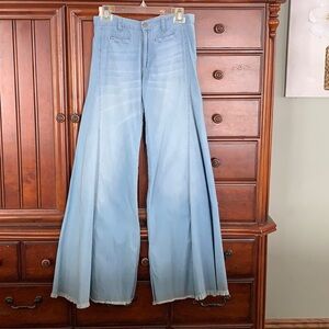 CUTE WIDE JEAN BELLS ..Peace Love World .. Size 24 …